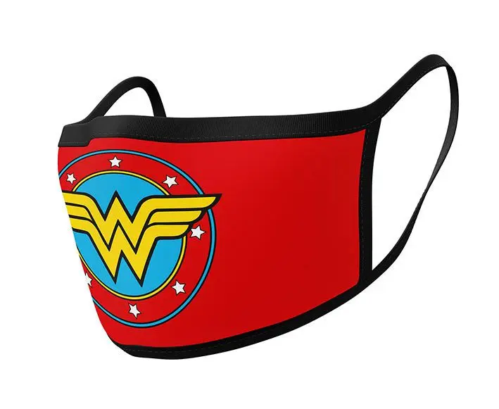 Wonder Woman Face Masks 2-Pack Logo product photo