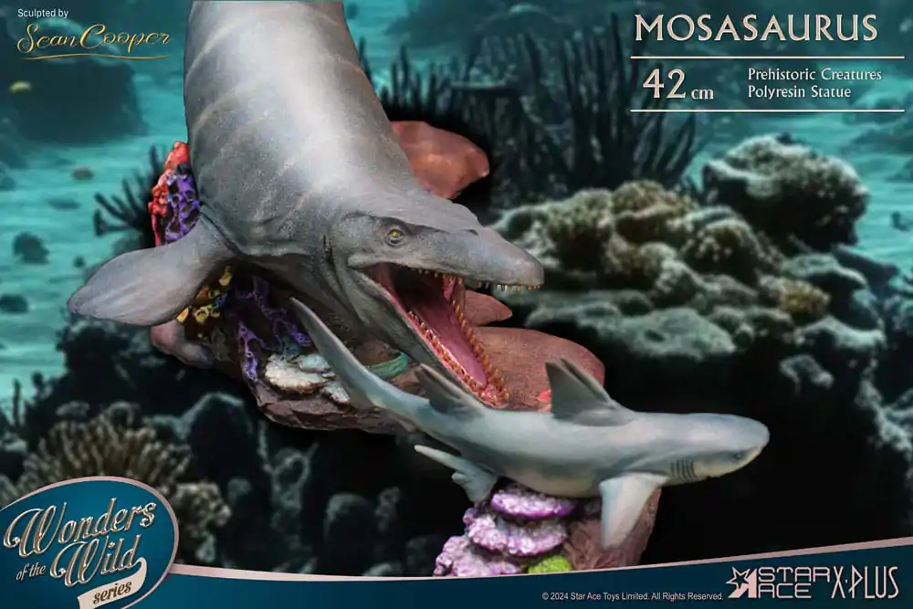 Wonders of the Wild Statue Mosasaurus (DX) 42 cm termékfotó