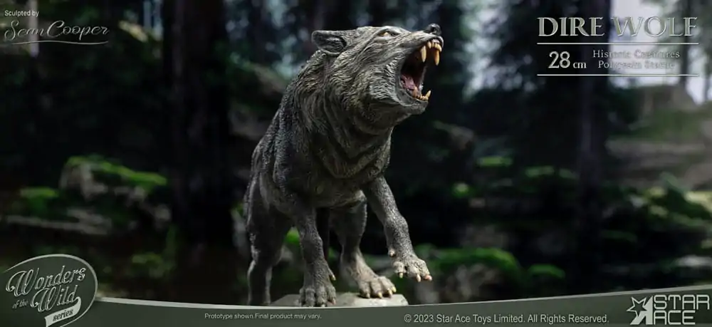Wonders of the Wild Series Statue Dire Wolf 28 cm product photo