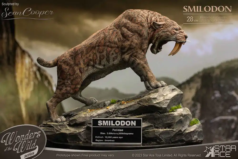 Wonders of the Wild Series Statue Smilodon 28 cm product photo