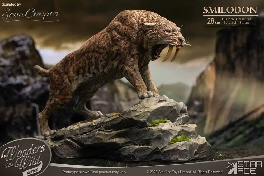 Wonders of the Wild Series Statue Smilodon 28 cm product photo