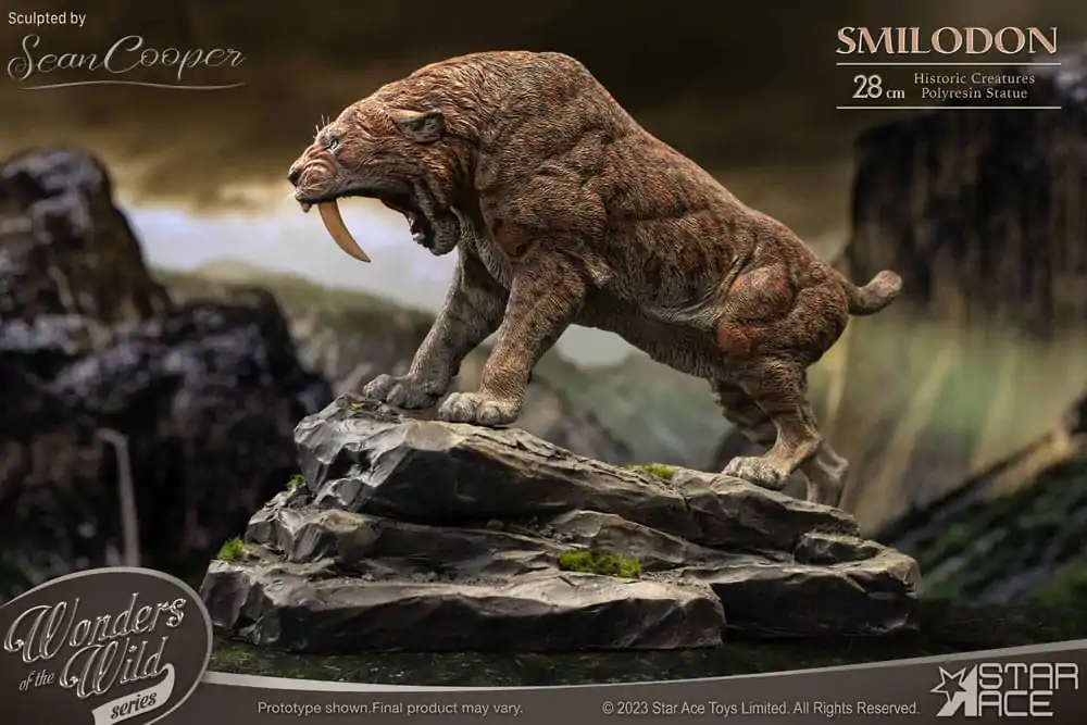 Wonders of the Wild Series Statue Smilodon 28 cm product photo