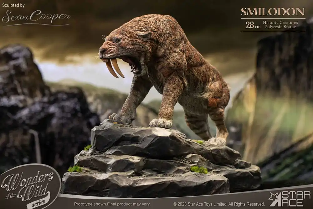 Wonders of the Wild Series Statue Smilodon 28 cm product photo