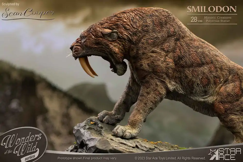 Wonders of the Wild Series Statue Smilodon 28 cm product photo