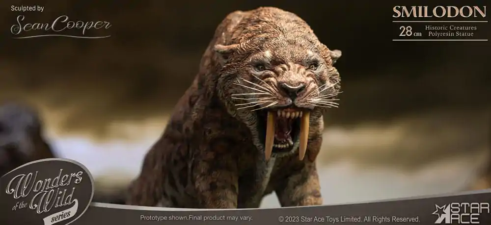 Wonders of the Wild Series Statue Smilodon 28 cm product photo