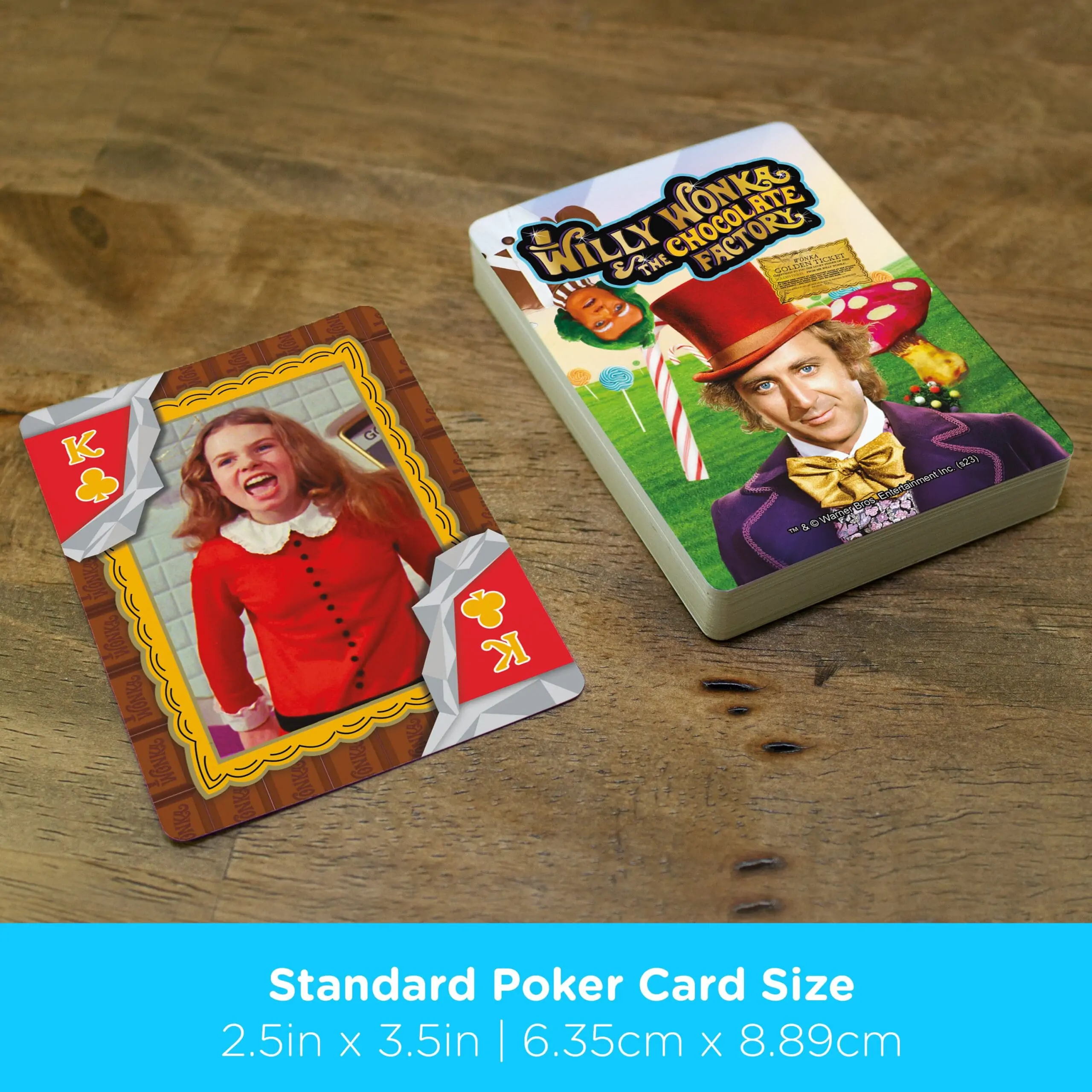 Wonka Playing Cards Willy Wonka Bar Premium product photo