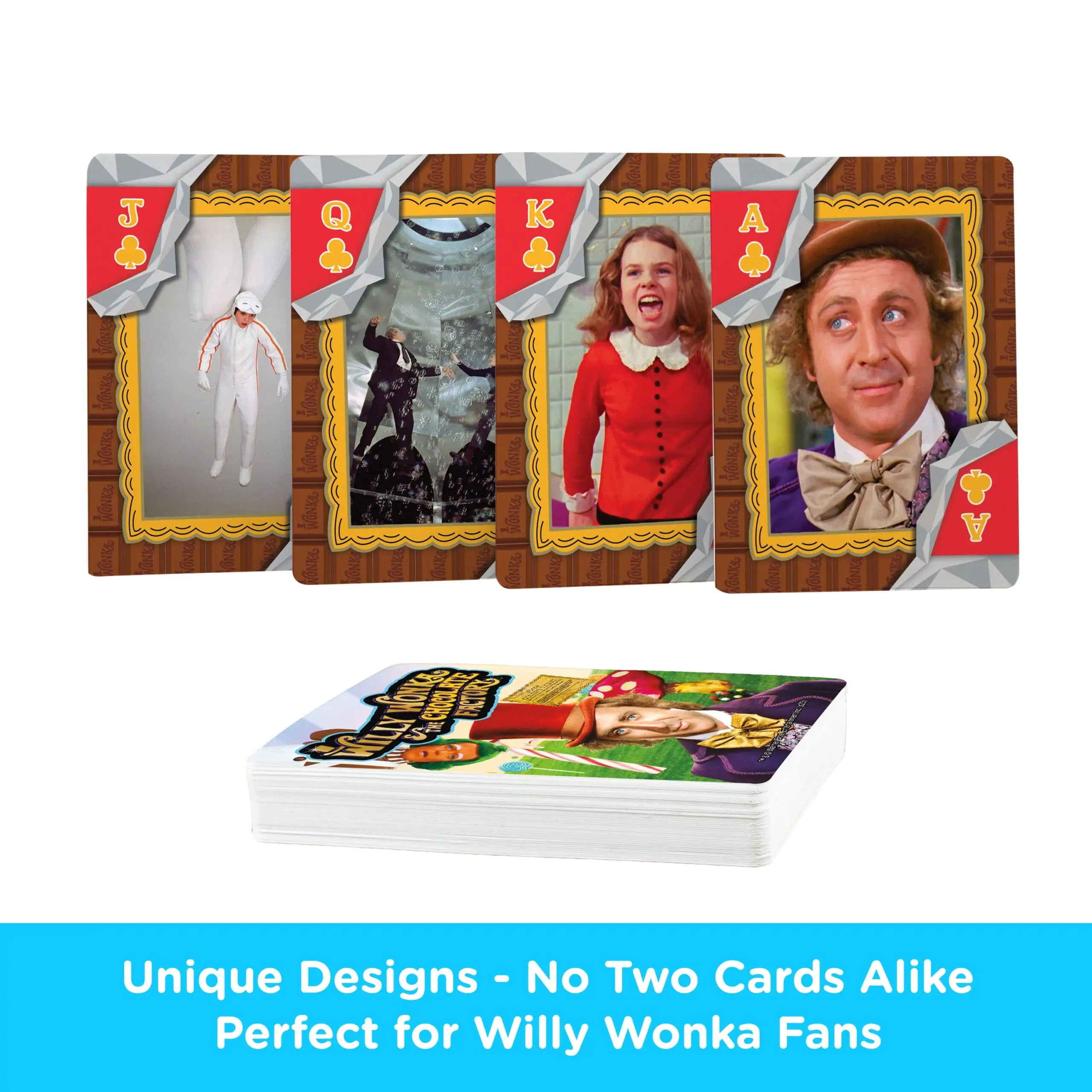 Wonka Playing Cards Willy Wonka Bar Premium product photo