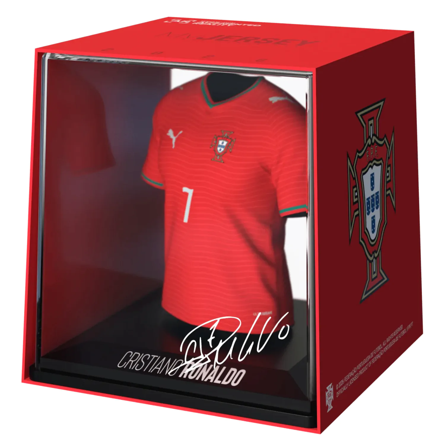 World Cup Portugal Cristiano Ronaldo mini t-shirt figure product photo