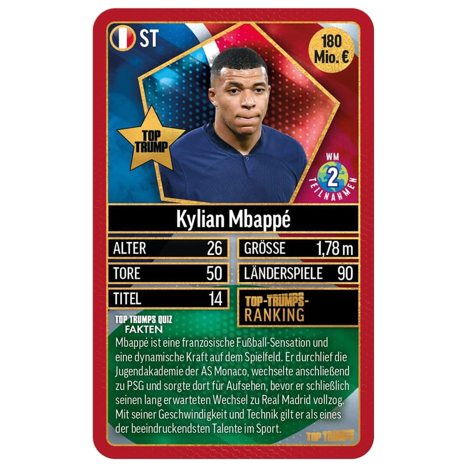 World Football Stars Card Game 200 Pack 1 *German Version* product photo
