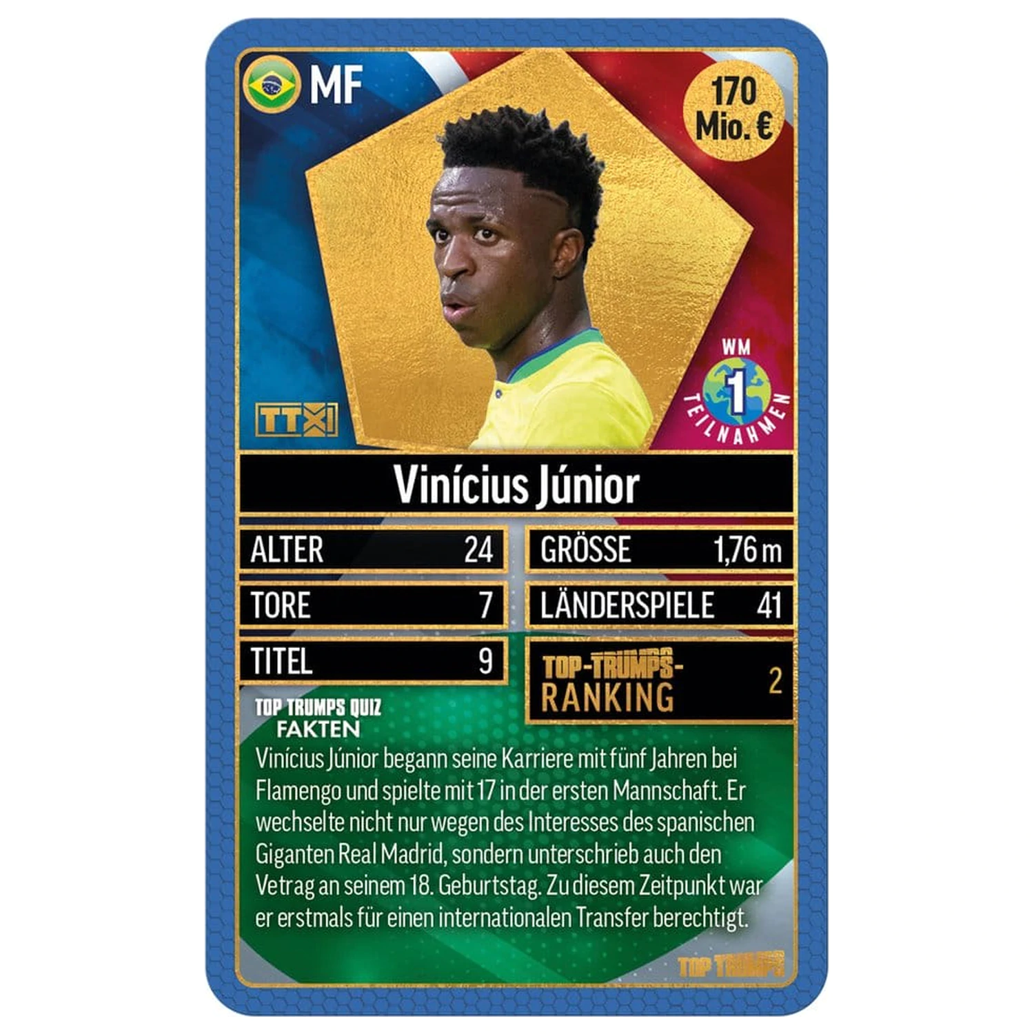 World Football Stars Card Game 200 Pack 2 *German Version* product photo