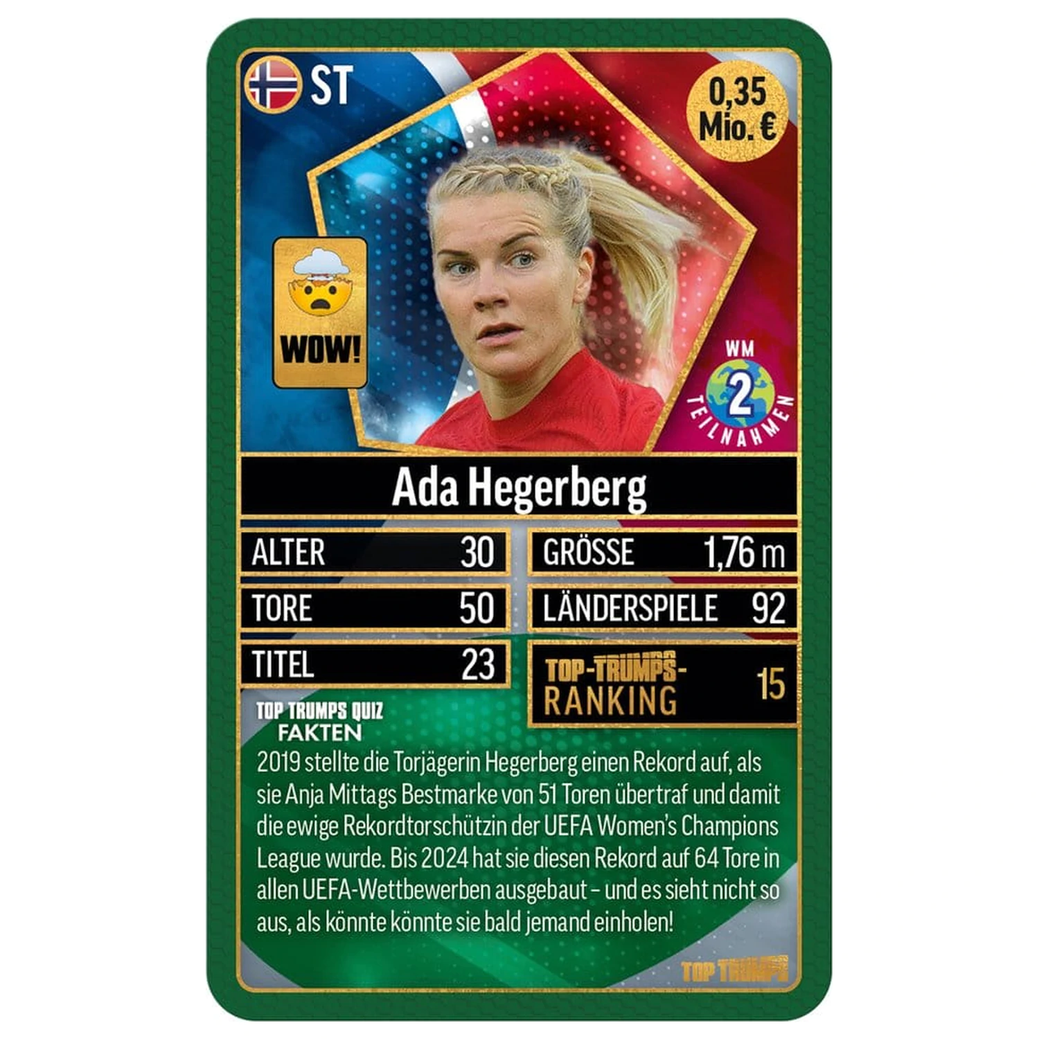 World Football Stars Card Game 200 Pack 3 *German Version* product photo