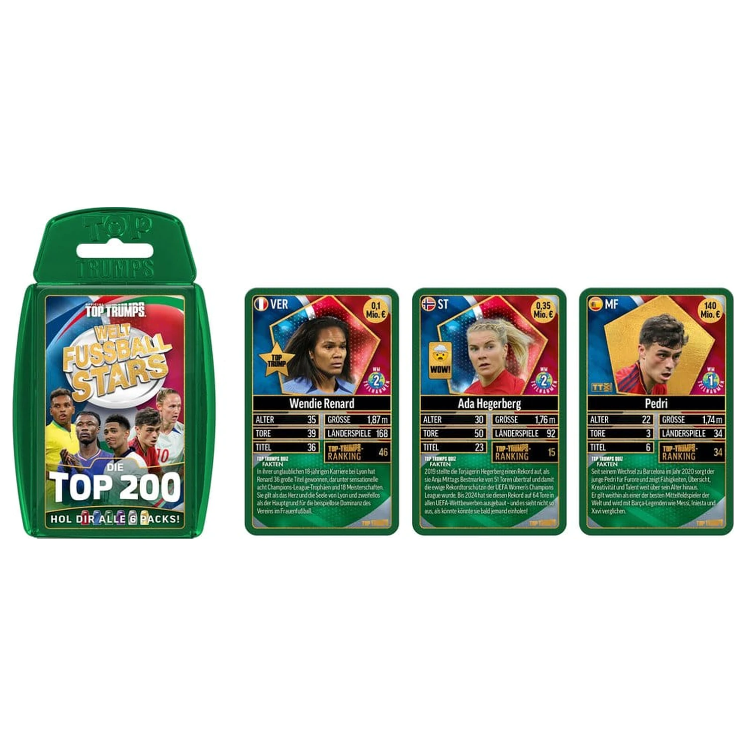 World Football Stars Card Game 200 Pack 3 *German Version* product photo