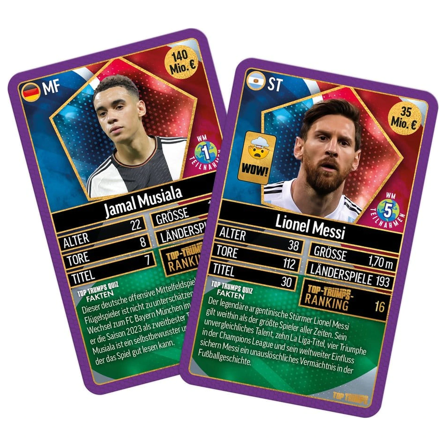 World Football Stars Card Game 200 Pack 4 *German Version* product photo