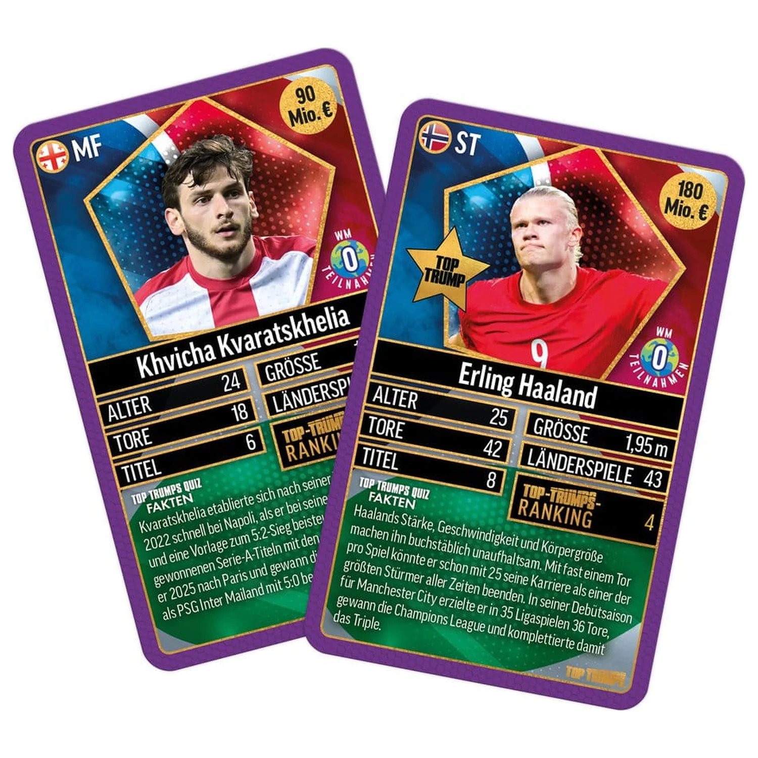 World Football Stars Card Game 200 Pack 4 *German Version* product photo