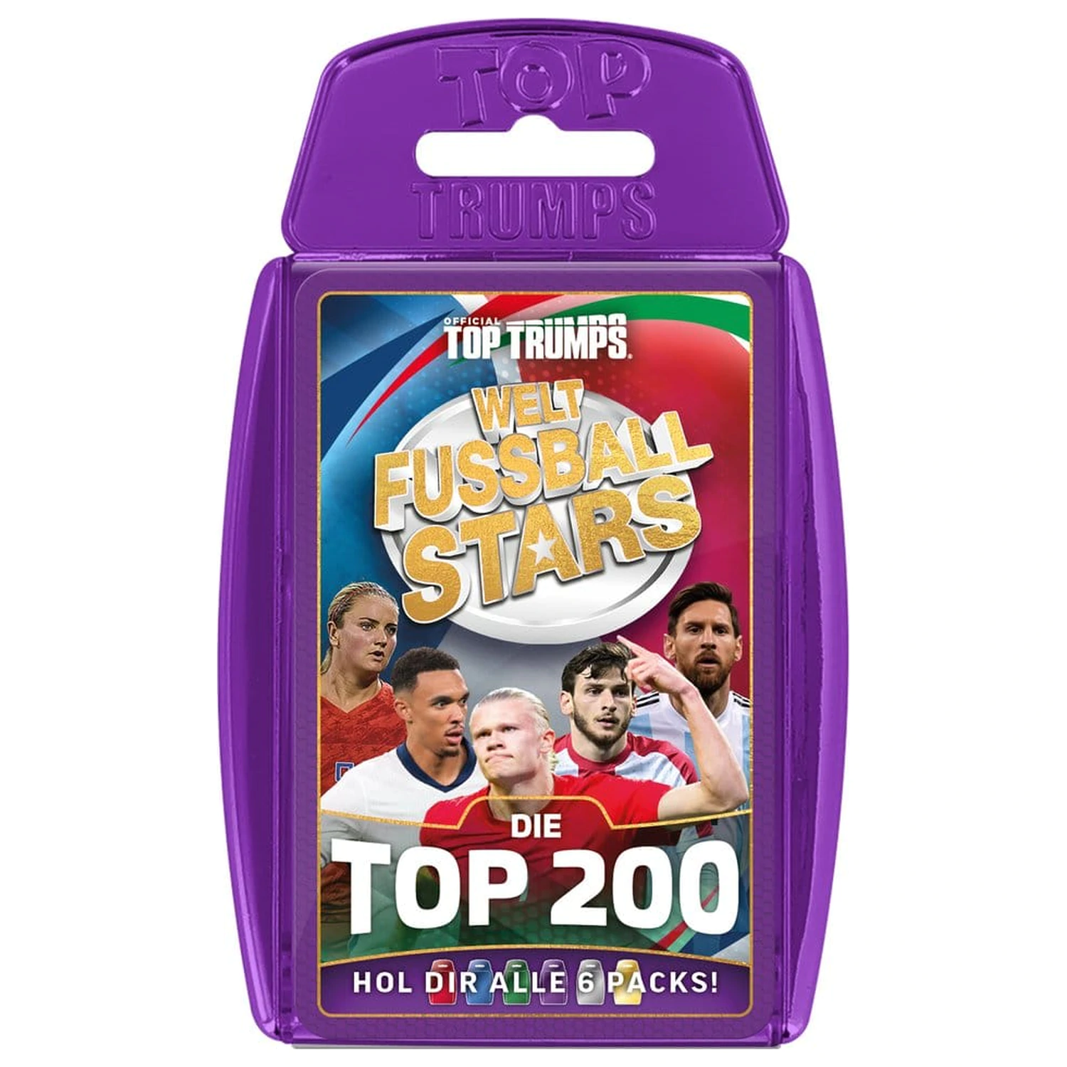 World Football Stars Card Game 200 Pack 4 *German Version* product photo