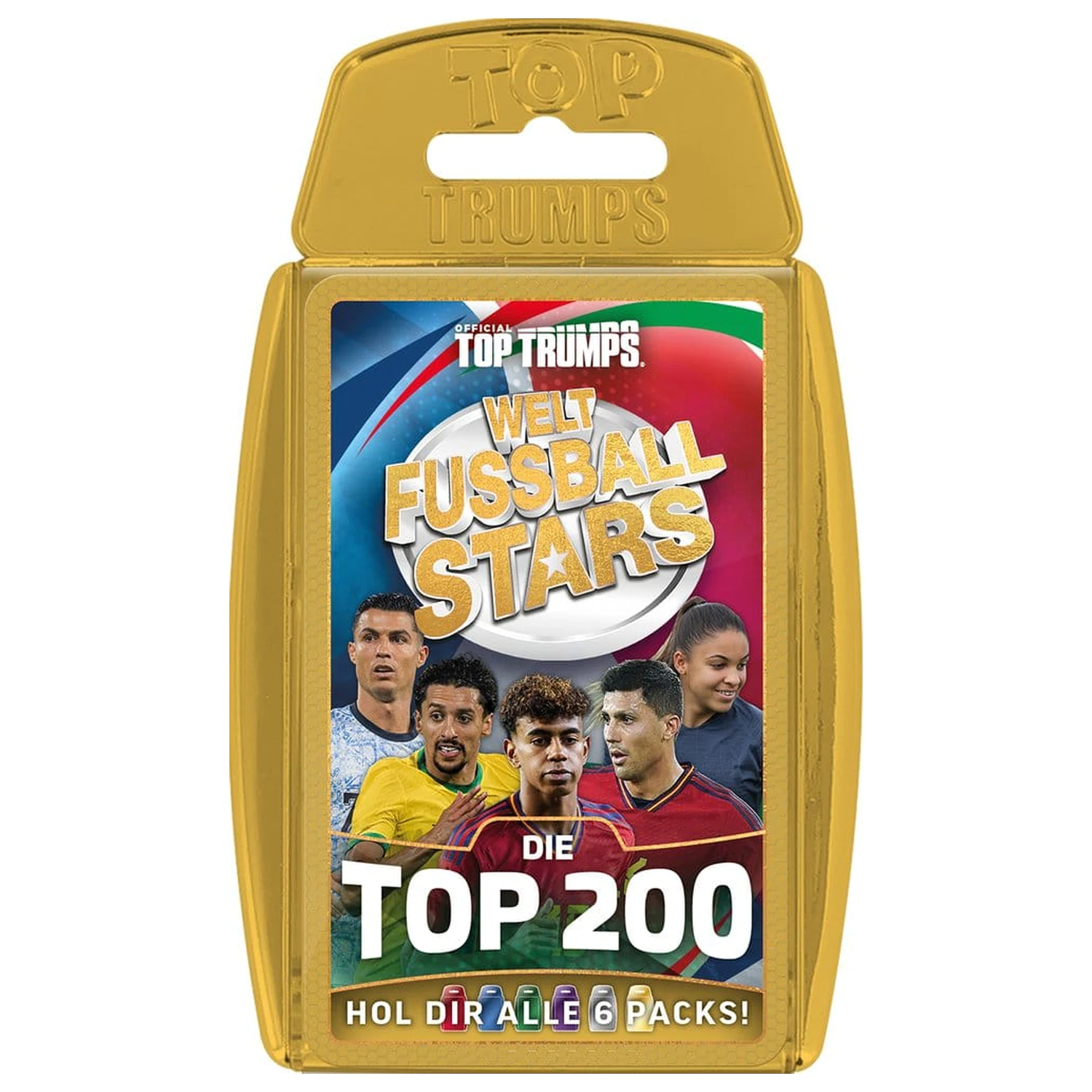 World Football Stars Card Game 200 Pack 6 *German Version* product photo
