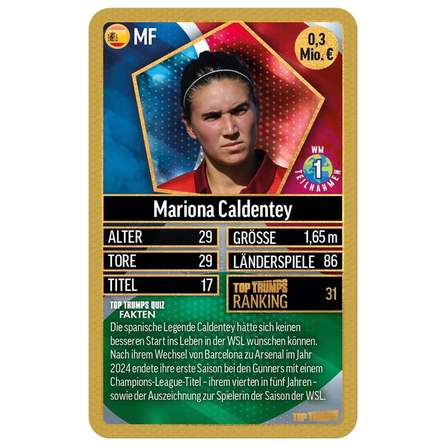 World Football Stars Card Game 200 Pack 6 *German Version* product photo