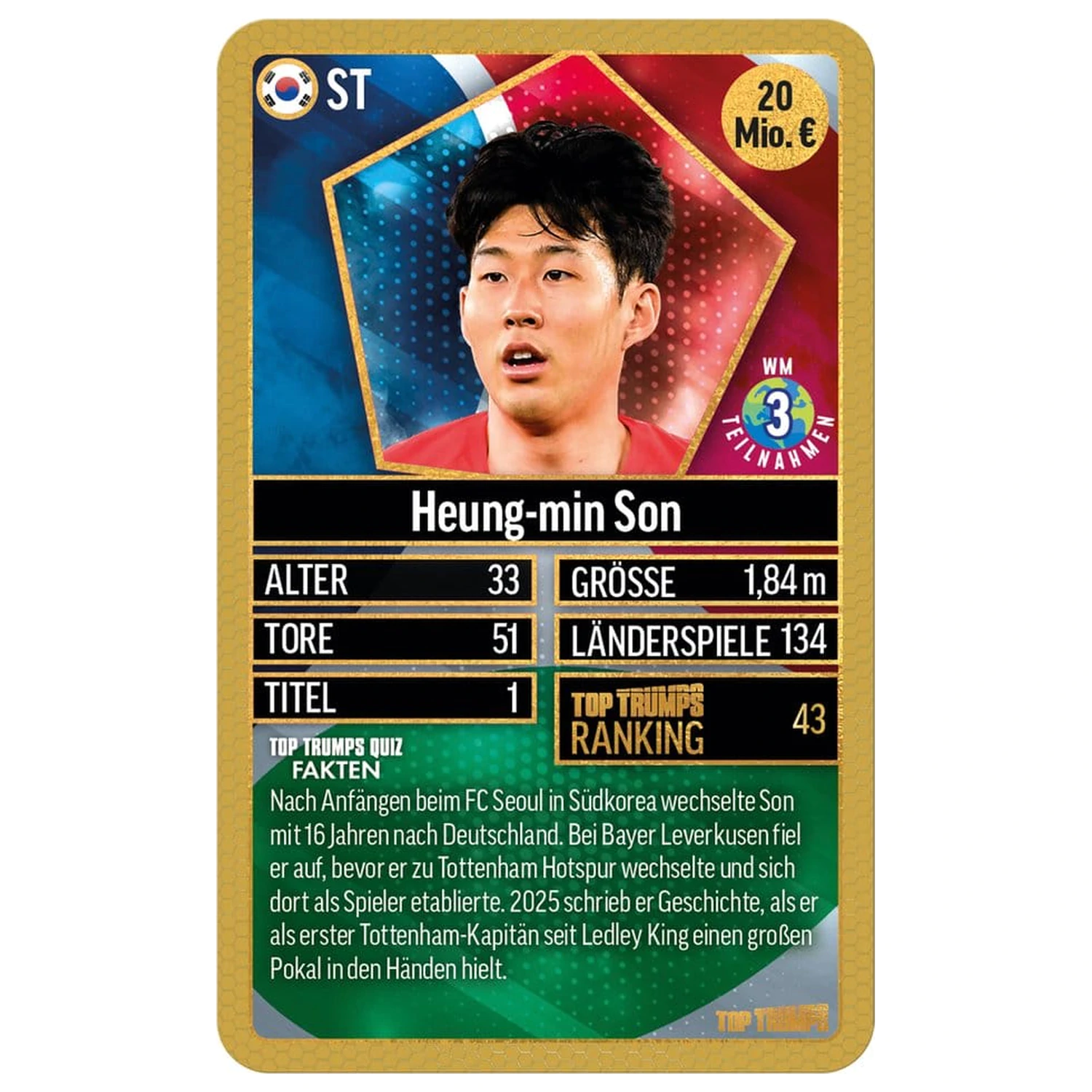 World Football Stars Card Game 200 Pack 6 *German Version* product photo