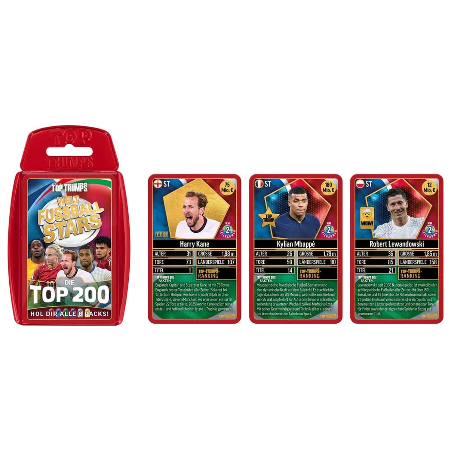 World Football Stars Card Game 200 Starter Pack *German Version* product photo