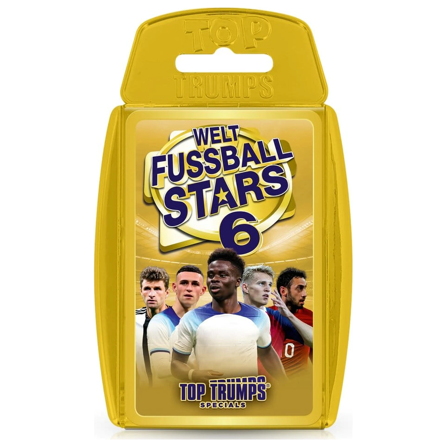 World Football Stars 6 Card Game Top Trumps *German Version* product photo