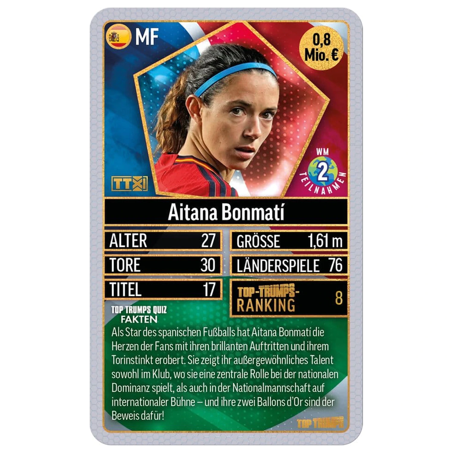 World Football Stars Card Game 200 Pack 5 *German Version* product photo