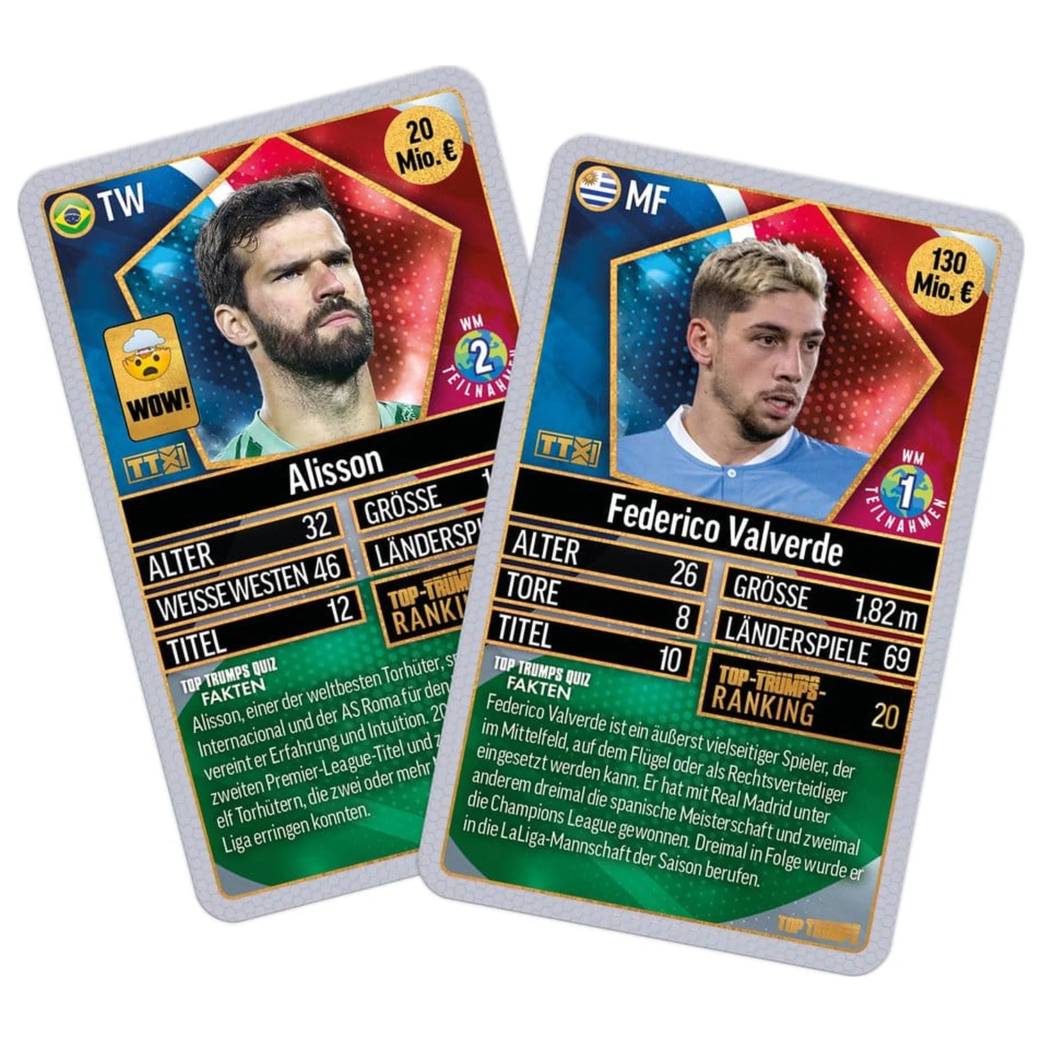 World Football Stars Card Game 200 Pack 5 *German Version* product photo