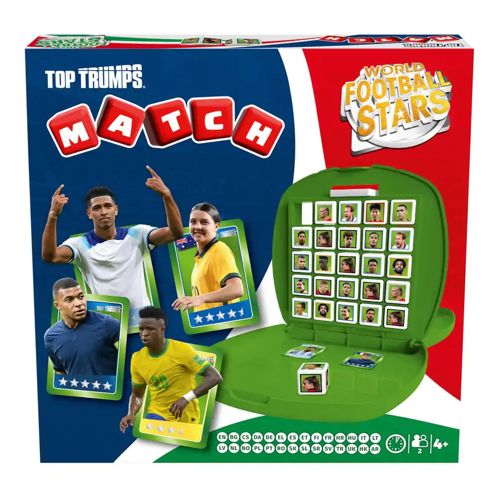 World football stars Top Trumps Match - The Crazy Cube Game Green Version product photo