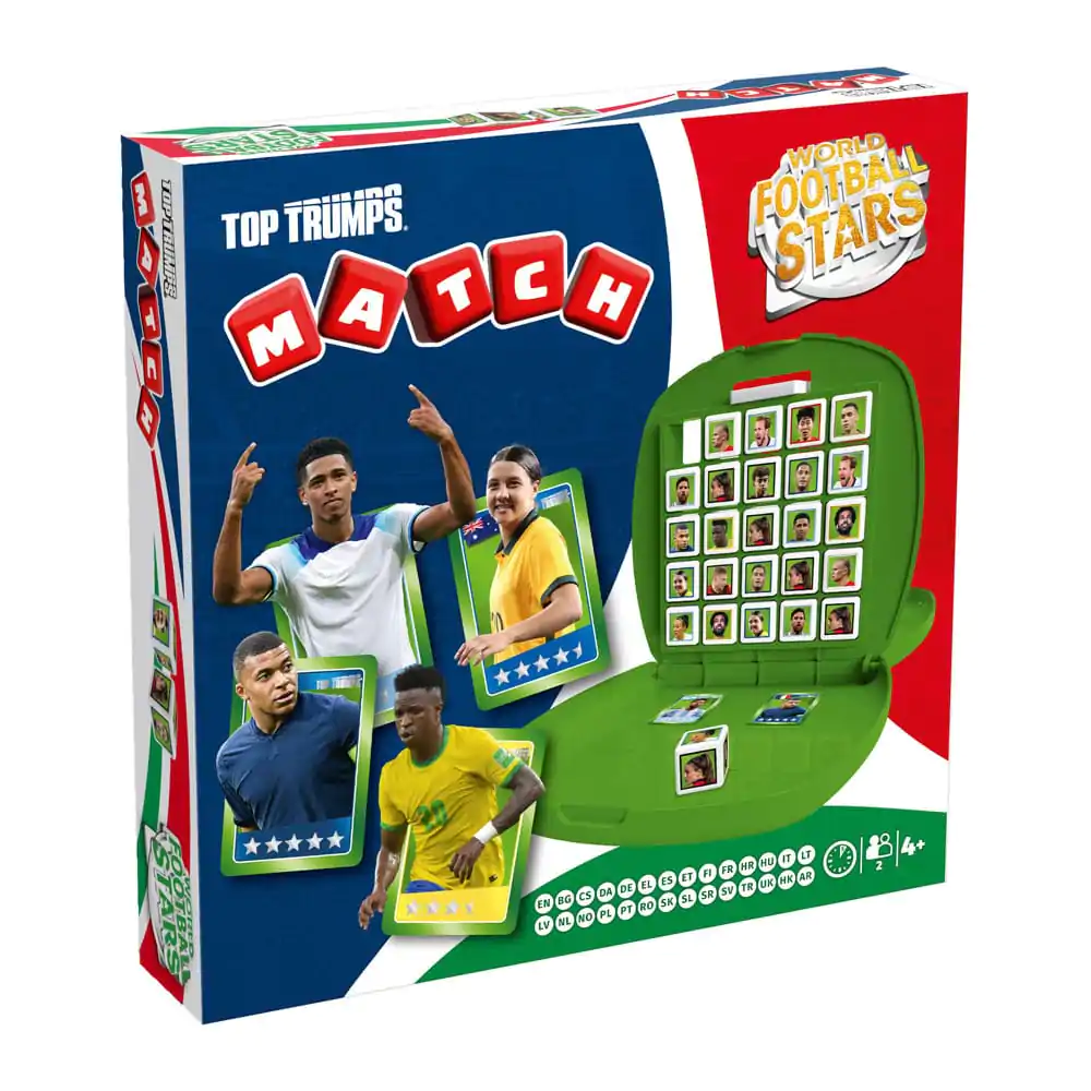 World football stars Top Trumps Match - The Crazy Cube Game Green Version product photo