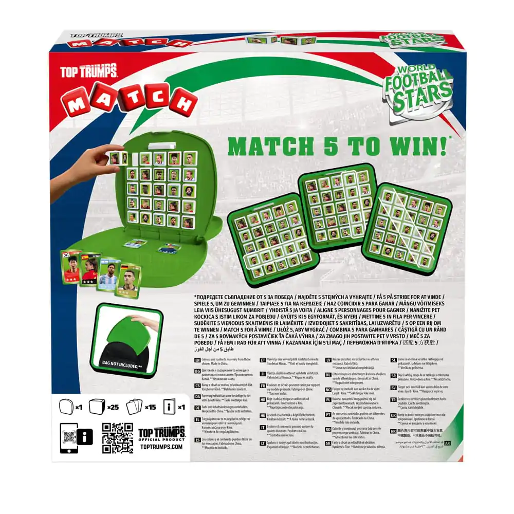 World football stars Top Trumps Match - The Crazy Cube Game Green Version product photo