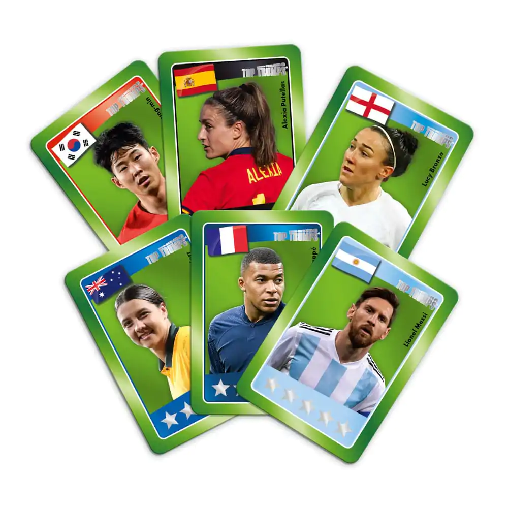 World football stars Top Trumps Match - The Crazy Cube Game Green Version product photo