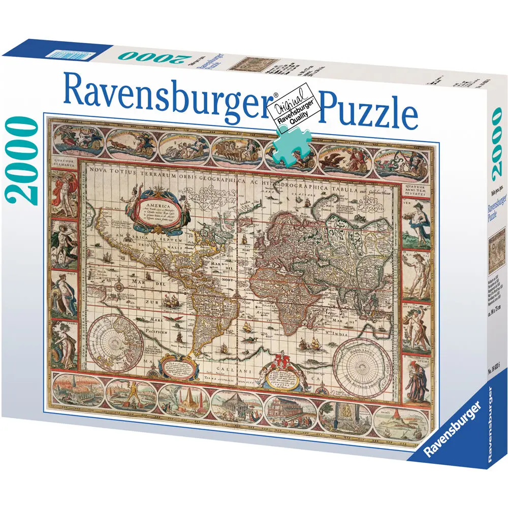 World Map puzzle 2000pcs product photo