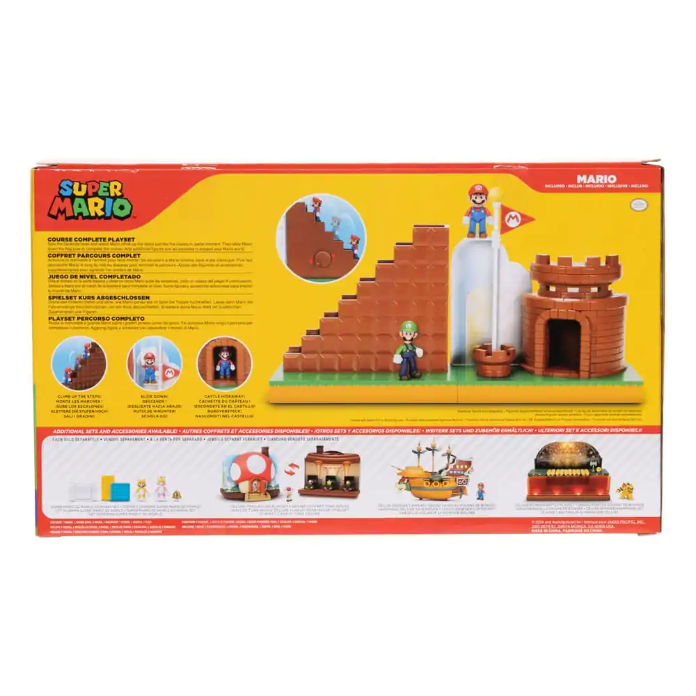 World of Nintendo Super Mario Mini Figure Playset End Level product photo