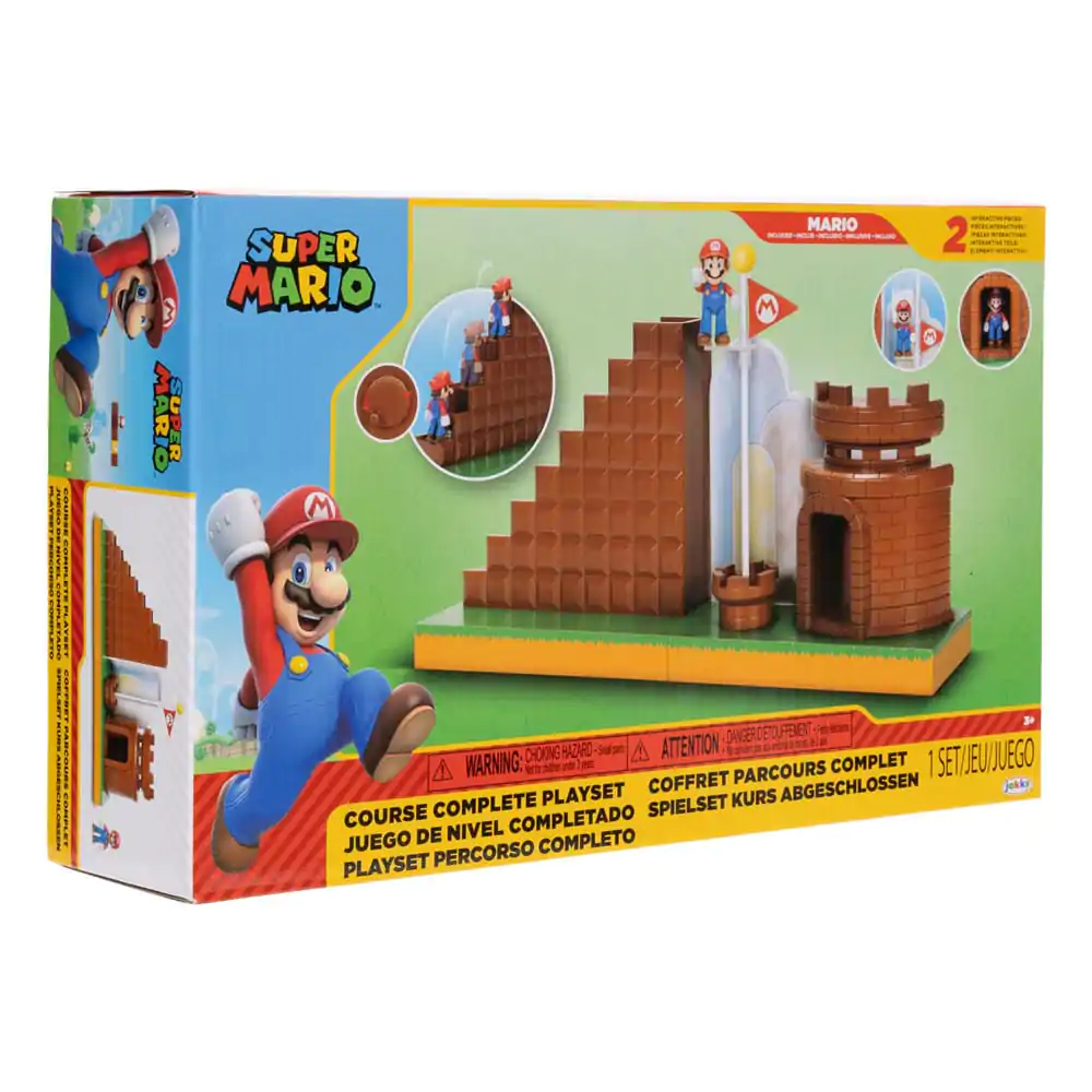 World of Nintendo Super Mario Mini Figure Playset End Level product photo