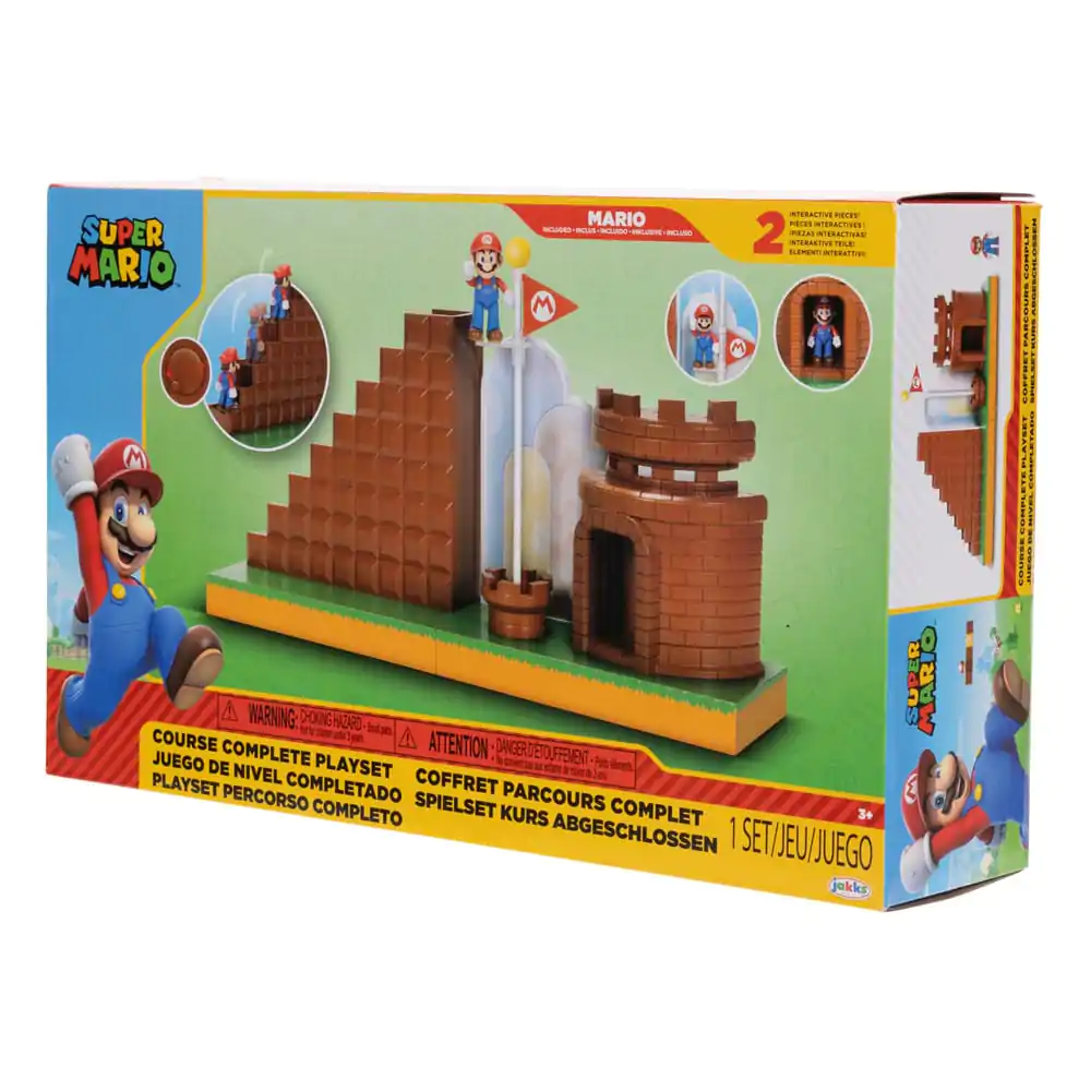 World of Nintendo Super Mario Mini Figure Playset End Level product photo