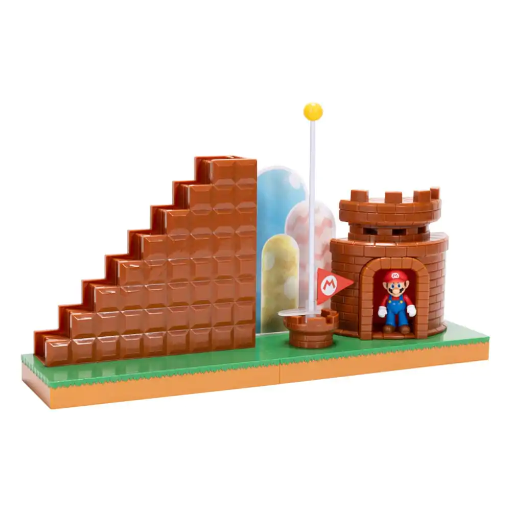 World of Nintendo Super Mario Mini Figure Playset End Level termékfotó