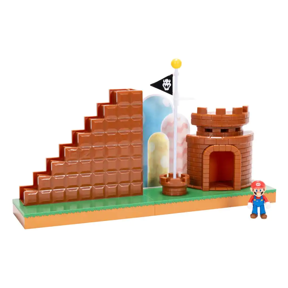 World of Nintendo Super Mario Mini Figure Playset End Level product photo