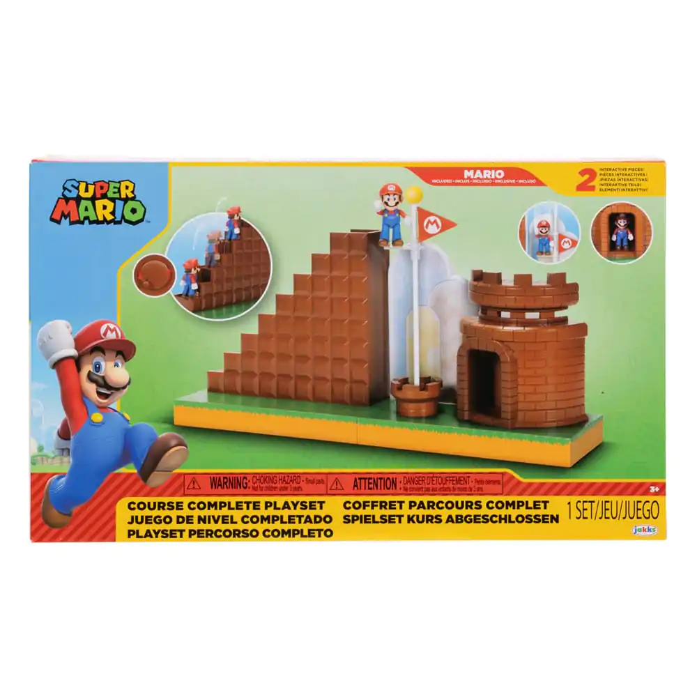 World of Nintendo Super Mario Mini Figure Playset End Level product photo