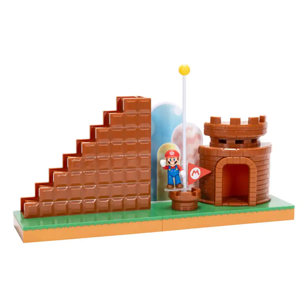 World of Nintendo Super Mario Mini Figure Playset End Level termékfotó