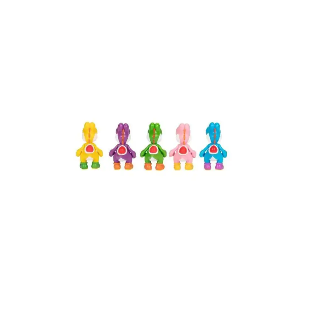 World of Nintendo Super Mario Mini Figure 5-Pack Super Mario Wiggler, Mario und Luigi 6 cm termékfotó