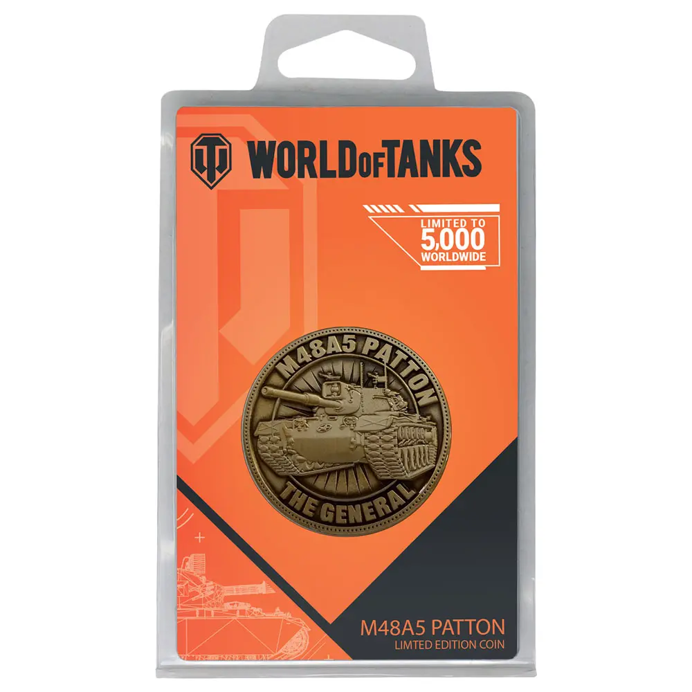 World of Tanks Collectable Coin Patton Tank Limited Editon product photo