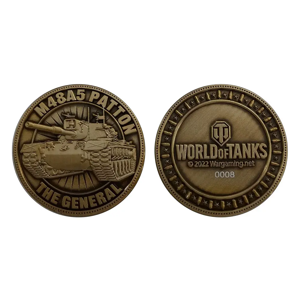World of Tanks Collectable Coin Patton Tank Limited Editon product photo