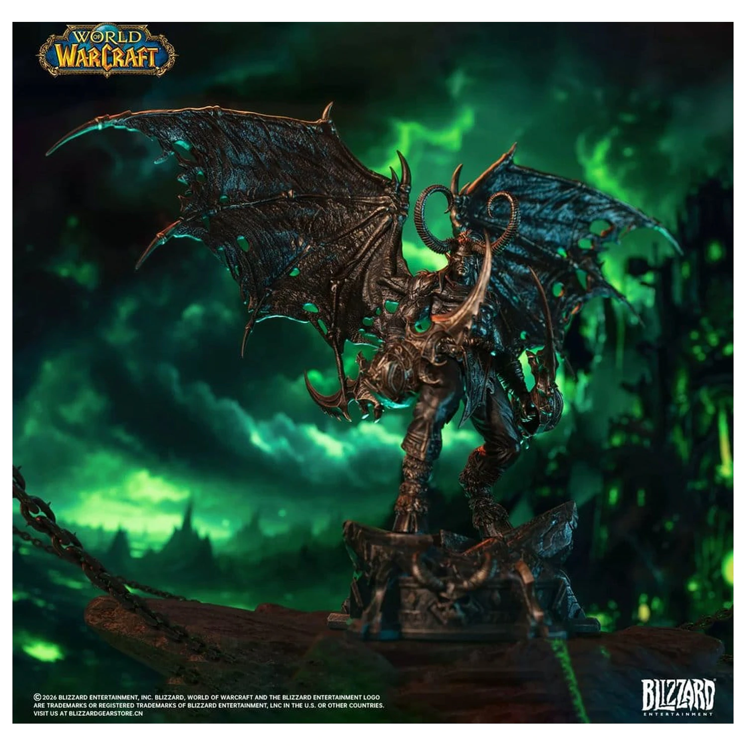World of Warcraft 1/10 Scale Statue Illidan Stormrage (Bronze-Colored) 34 cm product photo