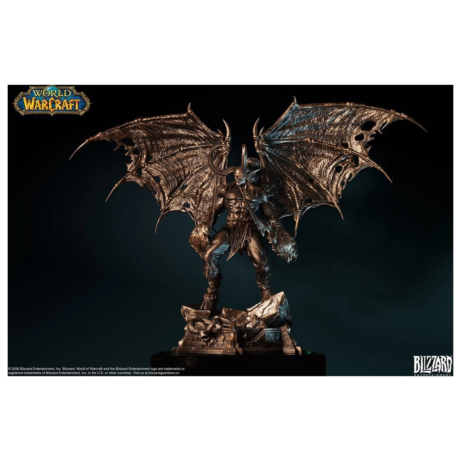 World of Warcraft 1/10 Scale Statue Illidan Stormrage (Bronze-Colored) 34 cm product photo
