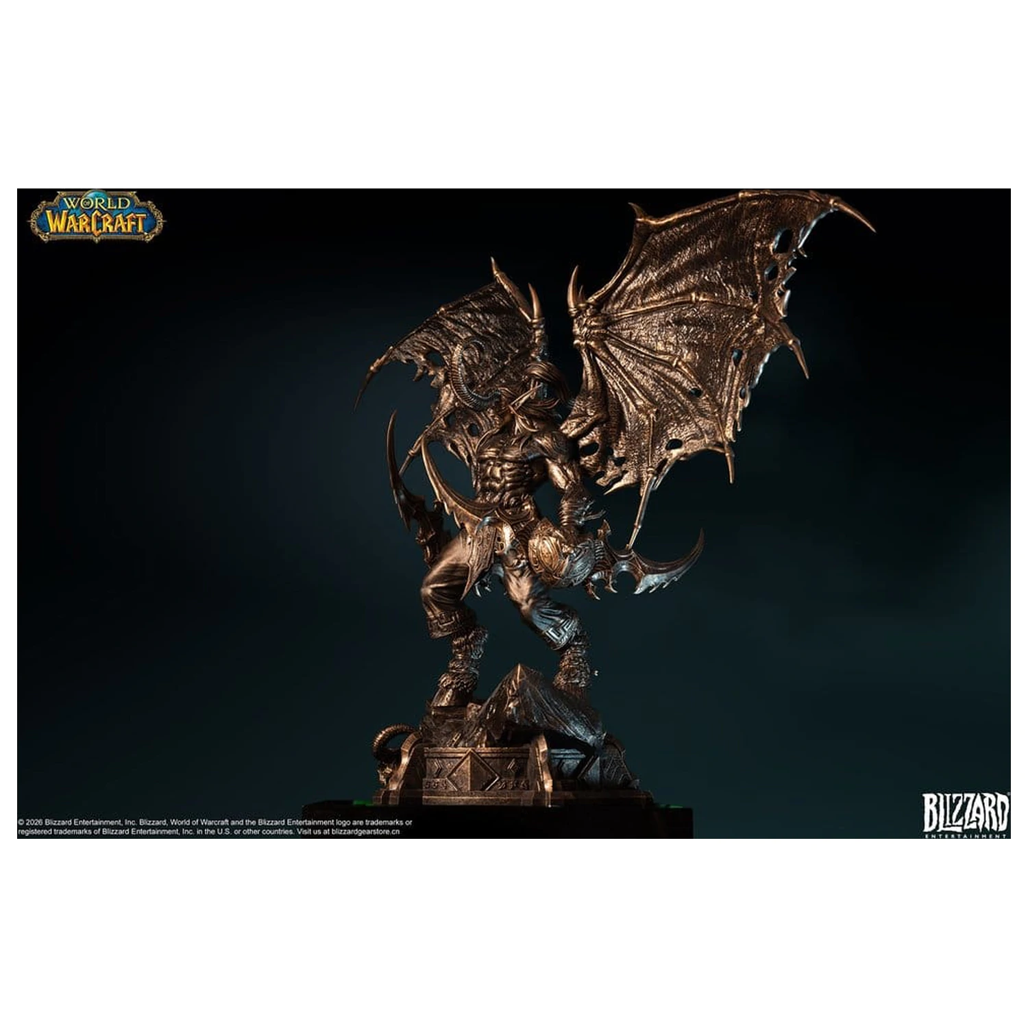 World of Warcraft 1/10 Scale Statue Illidan Stormrage (Bronze-Colored) 34 cm product photo