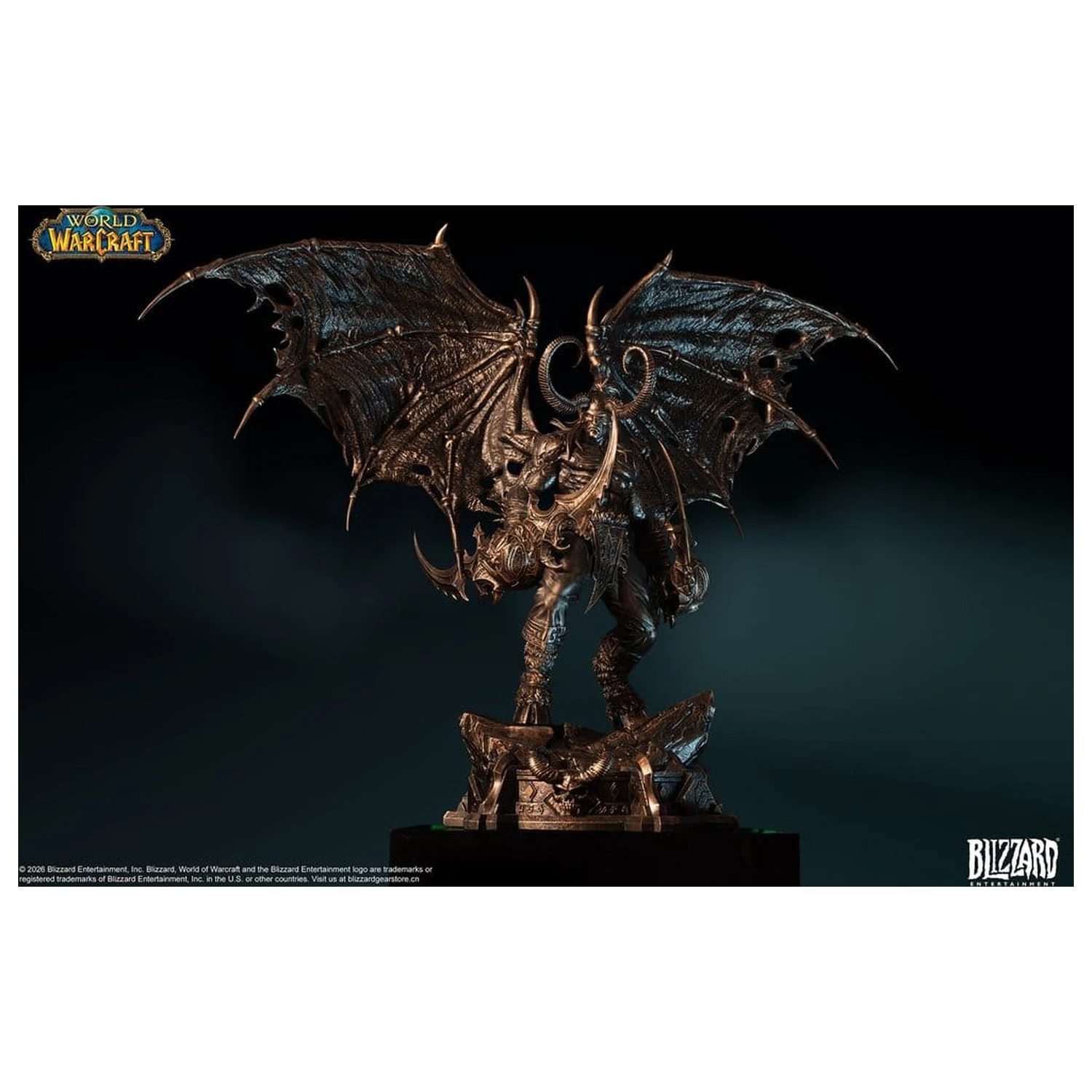 World of Warcraft 1/10 Scale Statue Illidan Stormrage (Bronze-Colored) 34 cm product photo