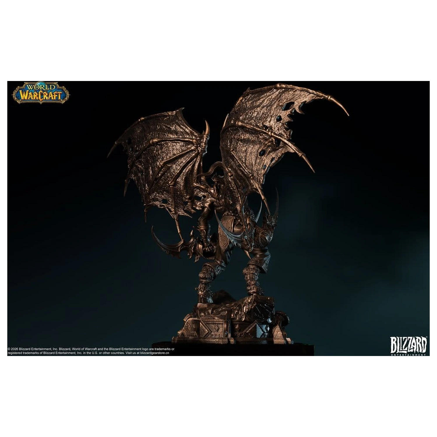 World of Warcraft 1/10 Scale Statue Illidan Stormrage (Bronze-Colored) 34 cm product photo