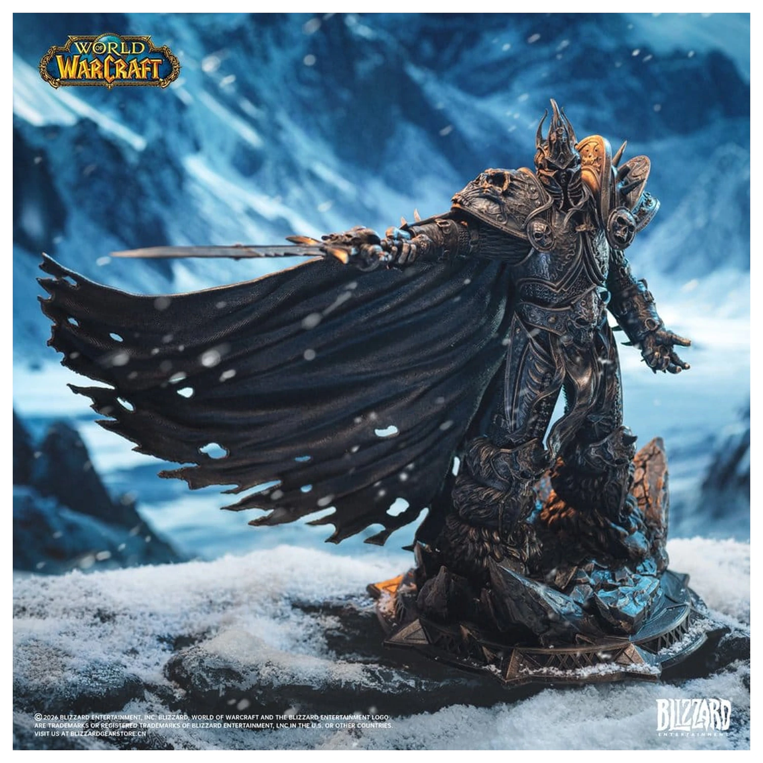 World of Warcraft Statue 1/10 The Lich King (Bronze-Colored Edition) 27 cm product photo