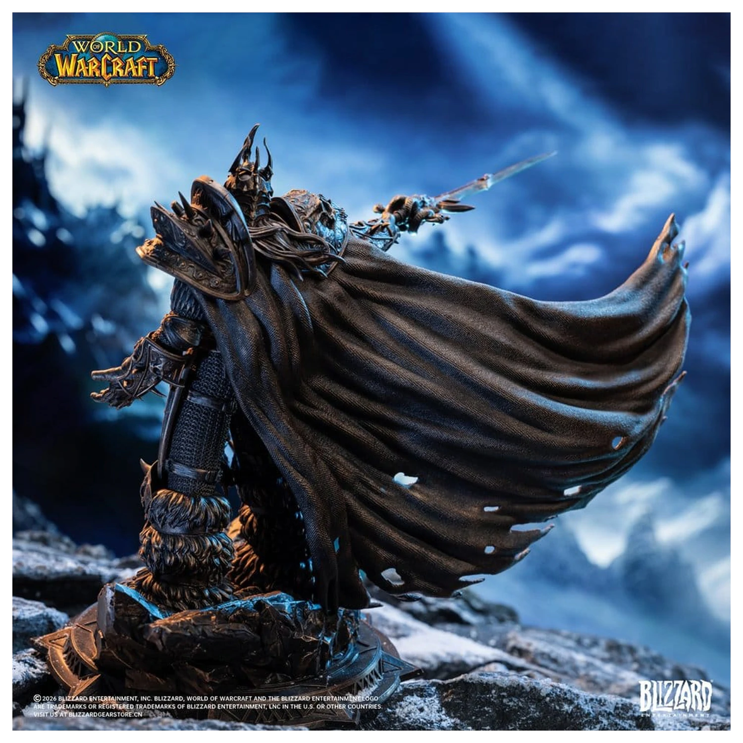 World of Warcraft Statue 1/10 The Lich King (Bronze-Colored Edition) 27 cm product photo