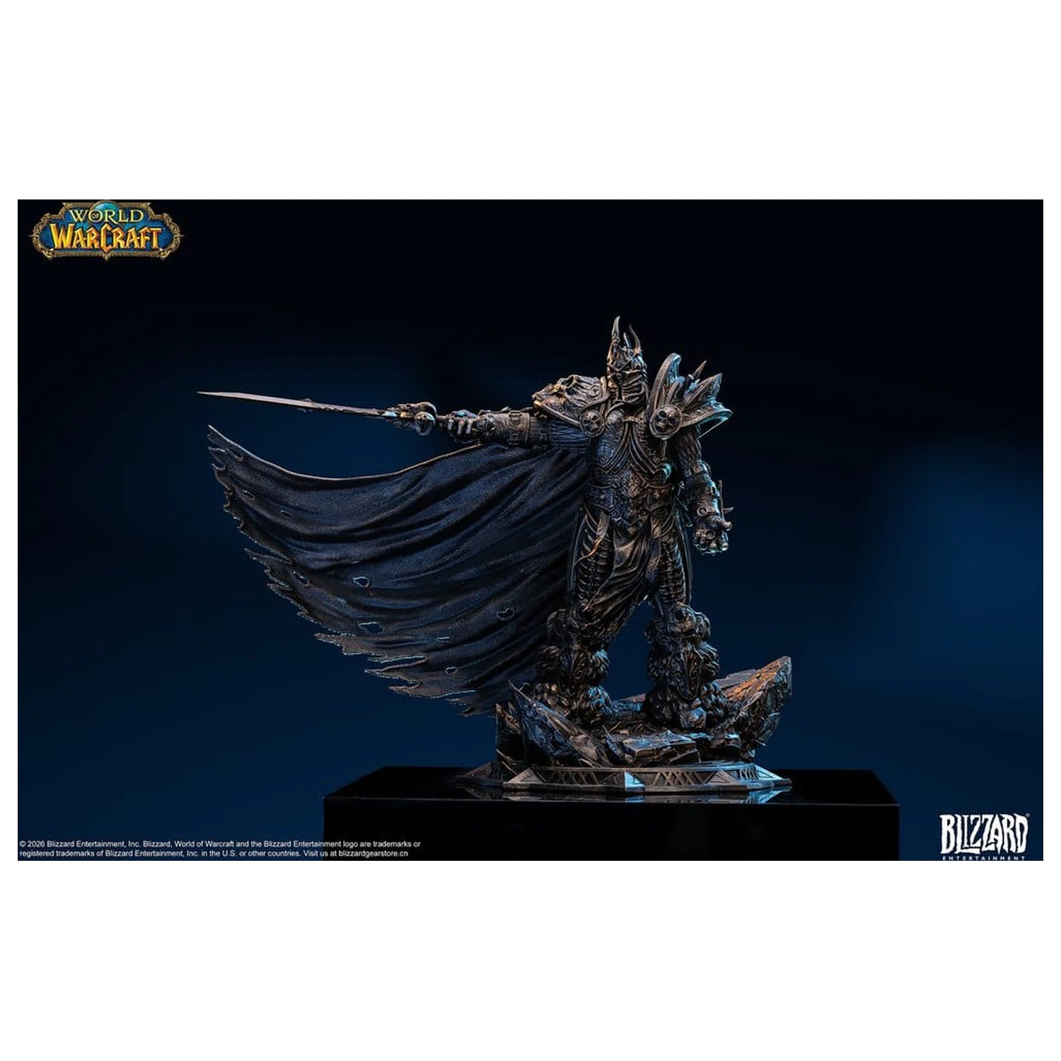 World of Warcraft Statue 1/10 The Lich King (Bronze-Colored Edition) 27 cm product photo