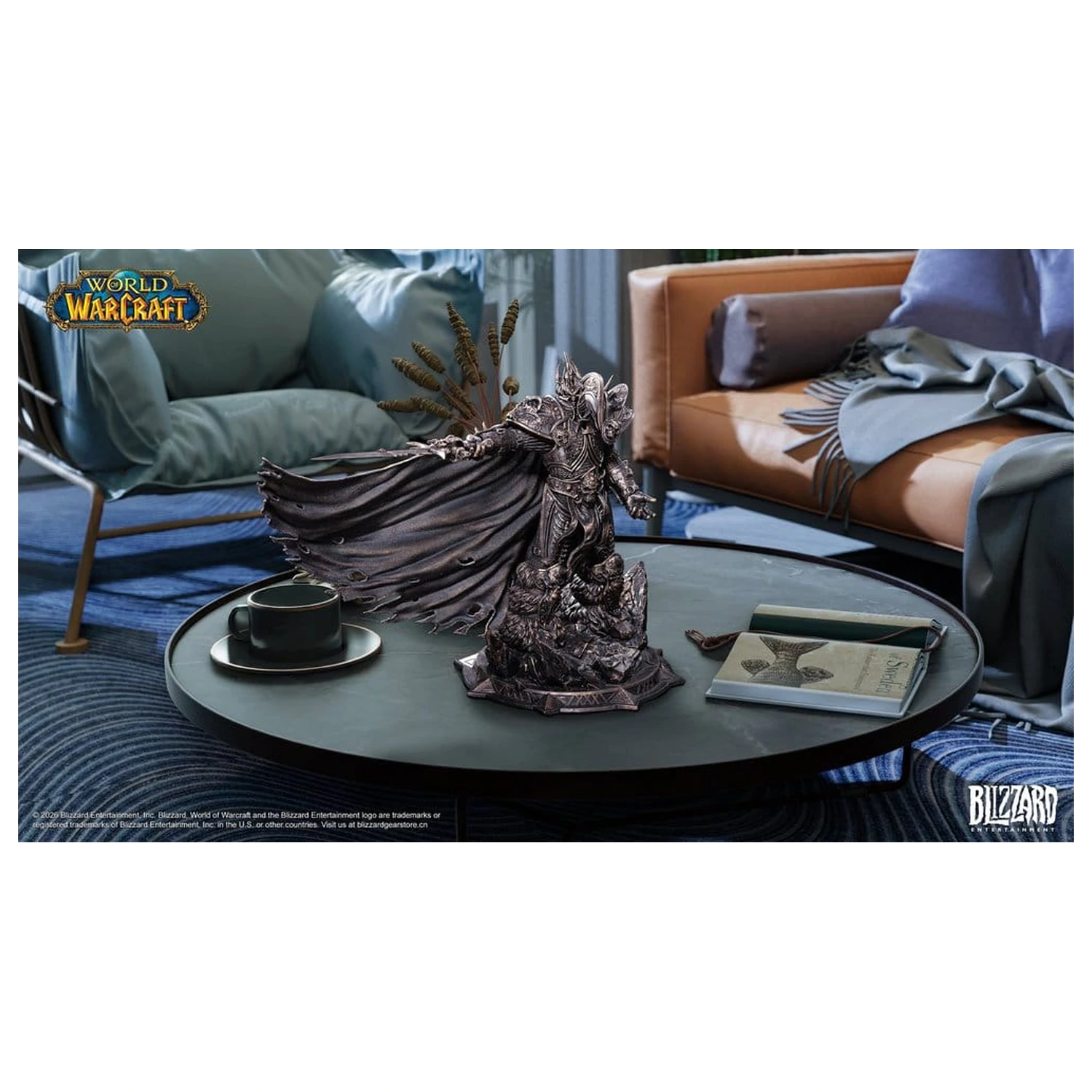 World of Warcraft Statue 1/10 The Lich King (Bronze-Colored Edition) 27 cm product photo